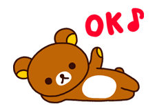 Rilakkuma Summer sticker #15290