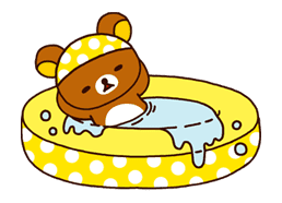 Rilakkuma Summer sticker #15299