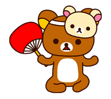 Rilakkuma Summer sticker #15306