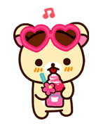 Rilakkuma Summer sticker #15314