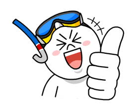 LINE Characters - Happy Vacations sticker #532570