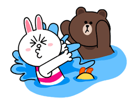 LINE Characters - Happy Vacations sticker #532572