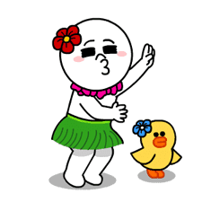 LINE Characters - Happy Vacations sticker #532574