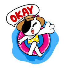 LINE Characters - Happy Vacations sticker #532580