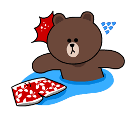 LINE Characters - Happy Vacations sticker #532590