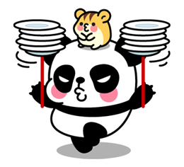 Pan & Ham sticker #4750