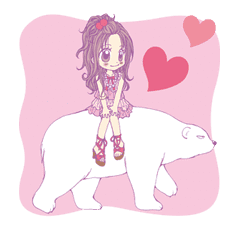 Today, I begin love with TSUBAKI. sticker #7361