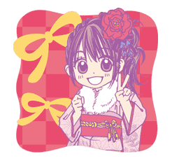 Today, I begin love with TSUBAKI. sticker #7380