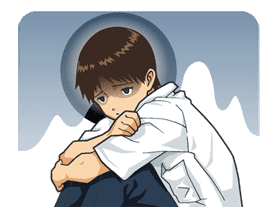 EVANGELION Vol.2 sticker #7514