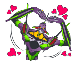 EVANGELION Vol.2 sticker #7541