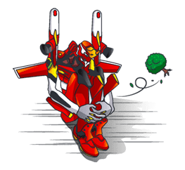 EVANGELION Vol.2 sticker #7542