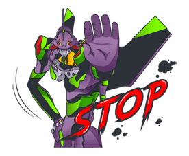 EVANGELION Vol.2 sticker #7543