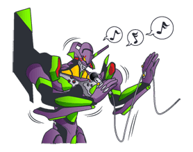 EVANGELION Vol.2 sticker #7545