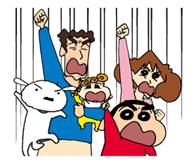 Crayon Shinchan sticker #8547