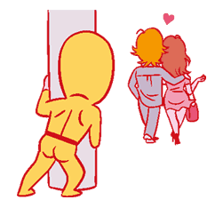 Taitsukun2 (For all who give up on love) sticker #9683