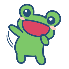 Transparent Kawaii Cute Frog / Free for commercial use no attribution