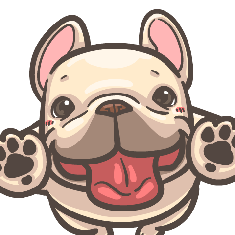 สติ๊กเกอร์ไลน์ French Bulldog PIGU-Sticker VIII