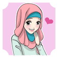 Annisa Hijab  Girl Ramadhan Edition Stiker  Kreator