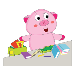 Busy Time The Plump Pink, Animated