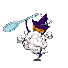 Fox and Witch Spoon Animated