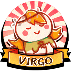 Virgo's funny daily life stickers