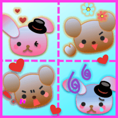 Rabbit and bear daily(Face1)