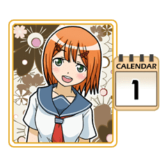 High School Girl Calendar Plus