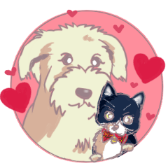 Kojiro and Conan, calm sticker