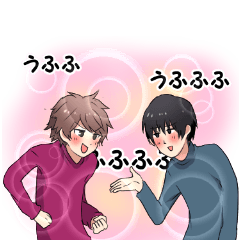 Genkikun and Komorikun