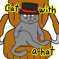 Cat with a hat