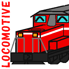 TRAIN STICKER TYPE LOCOMOTIVE Ver.5