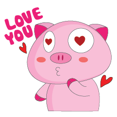 Greetings of The Plump Pink Animated