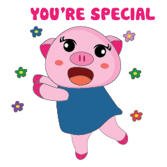 Other Greetings of Plump Pink Animated