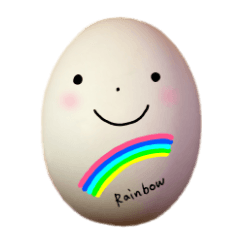 Impact emphasis egg sticker