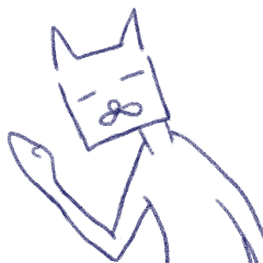 Cat of a square face