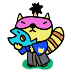 Raccoon Samurai
