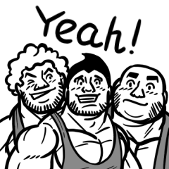 Bear Guys Sticker vol2