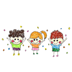 Three childhood friendhood