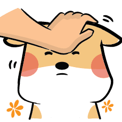 Pat on Cookie's head