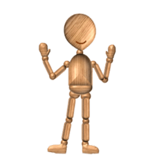 mokokomo-biyori Wooden doll