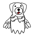Animations: Angel of a fascinating dog