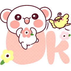 Fluffy Bear flowers, girly!40set