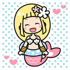 Cute mermaid "Lily"