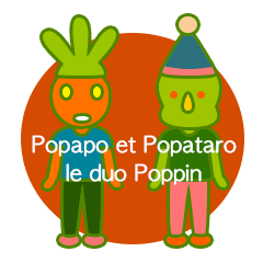 Popao et Popataro le duo Poppin ENGLISH
