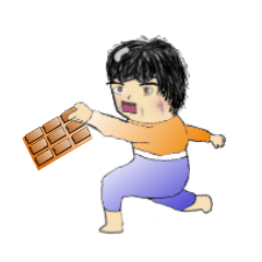 a middle aged chocoholic