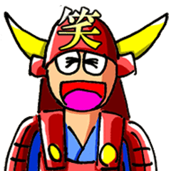 Samurai's daily and everyday Sticker