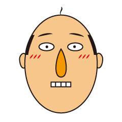 The funny egg old man