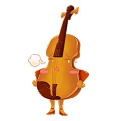 The cute musical instrument family 1