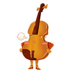 The cute musical instrument family 1