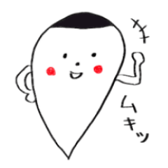 Onigiri obake stiker